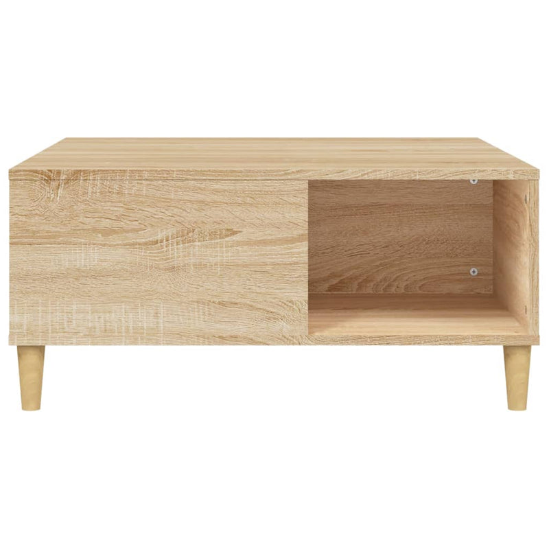 Couchtisch Sonoma-Eiche 80x80x36,5 cm Holzwerkstoff