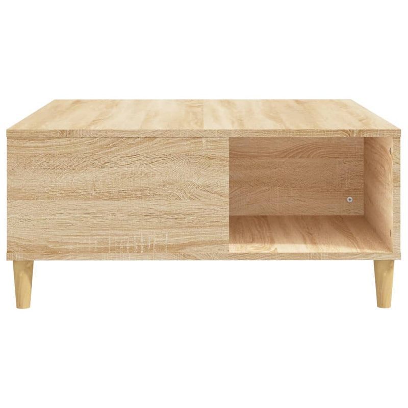 Couchtisch Sonoma-Eiche 80x80x36,5 cm Holzwerkstoff