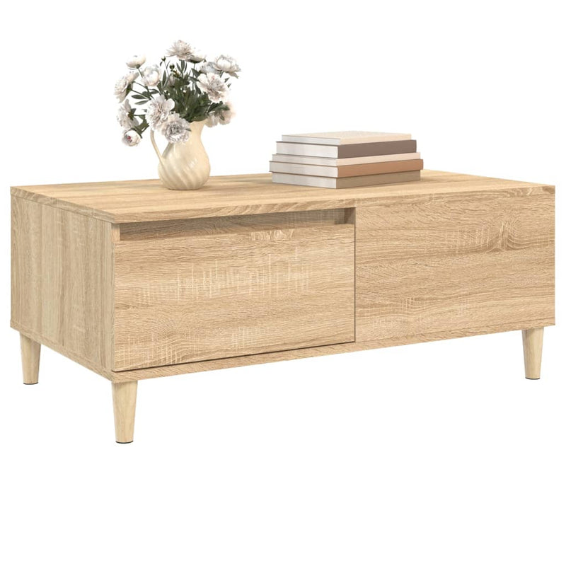 Couchtisch Sonoma-Eiche 90x50x36,5 cm Holzwerkstoff