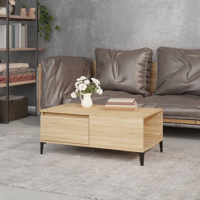 Couchtisch Sonoma-Eiche 90x50x36,5 cm Holzwerkstoff