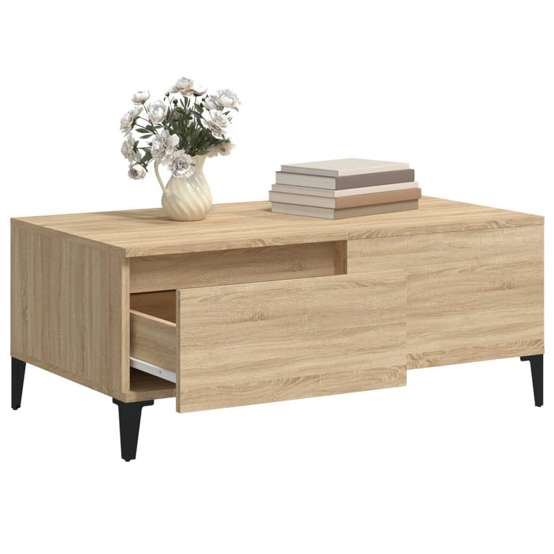 Couchtisch Sonoma-Eiche 90x50x36,5 cm Holzwerkstoff