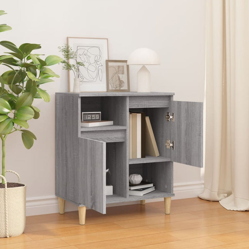 Sideboard Grau Sonoma 60x35x70 cm Holzwerkstoff