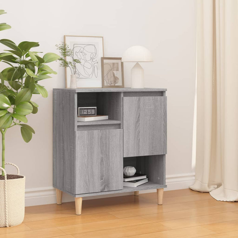 Sideboard Grau Sonoma 60x35x70 cm Holzwerkstoff