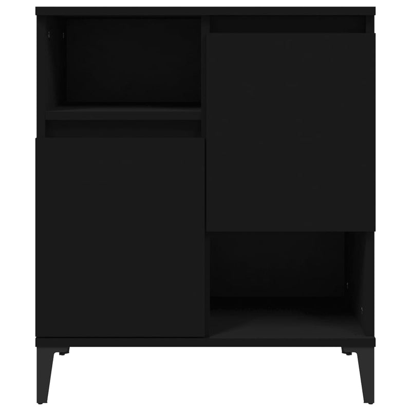 Sideboard Schwarz 60x35x70 cm Holzwerkstoff