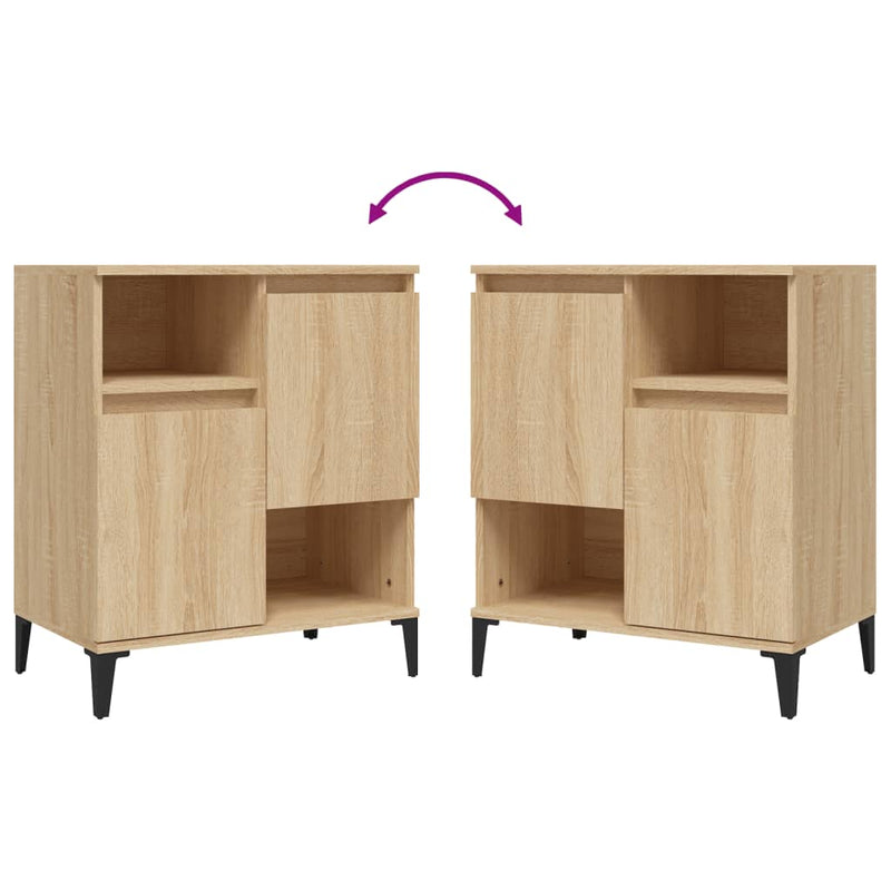 Sideboard Sonoma-Eiche 60x35x70 cm Holzwerkstoff