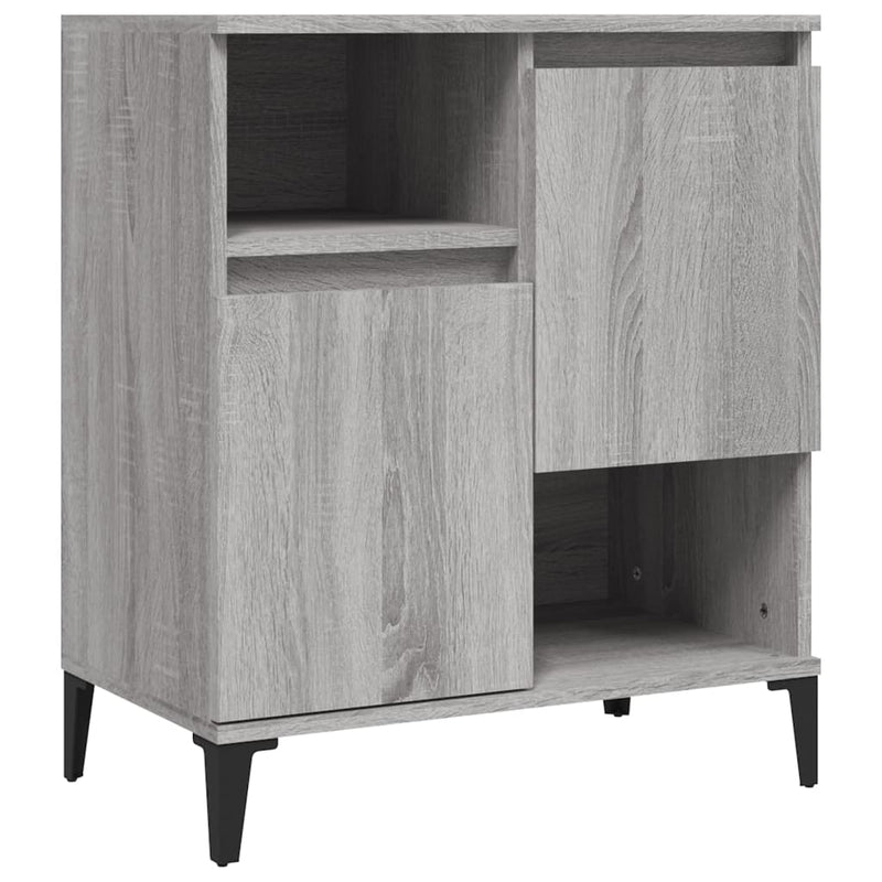 Sideboard Grau Sonoma 60x35x70 cm Holzwerkstoff