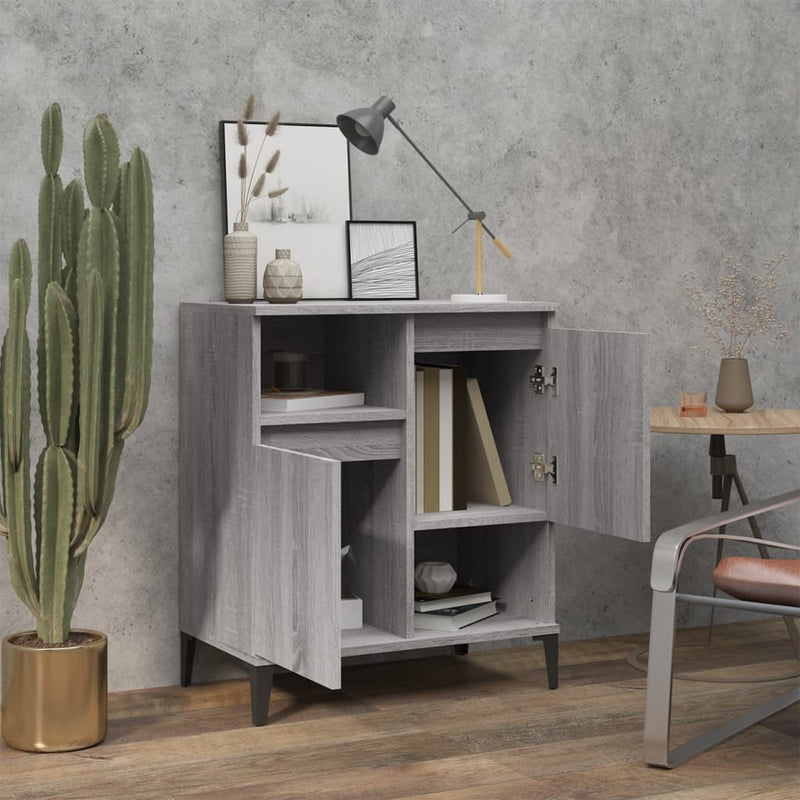 Sideboard Grau Sonoma 60x35x70 cm Holzwerkstoff