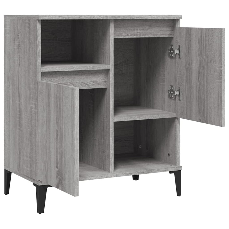 Sideboard Grau Sonoma 60x35x70 cm Holzwerkstoff