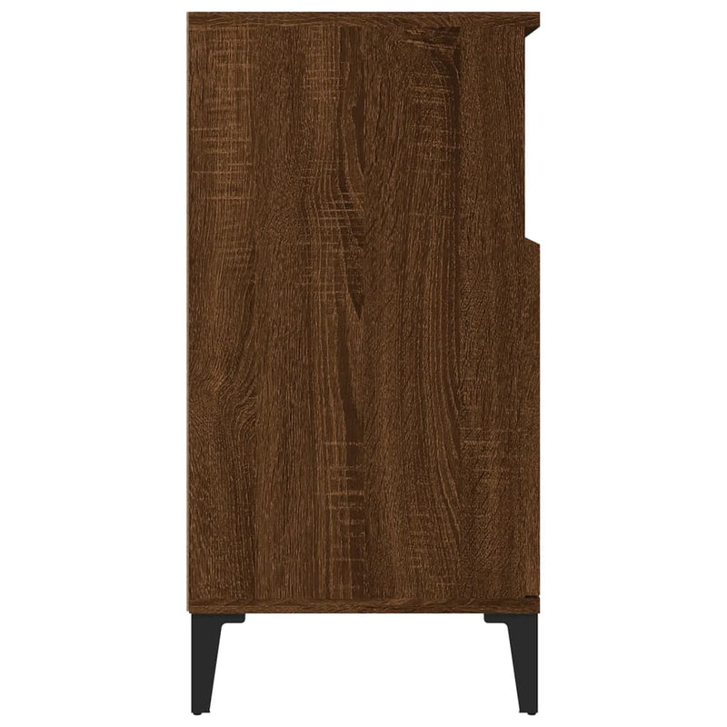 Sideboard Braun Eichen-Optik 60x35x70 cm Holzwerkstoff