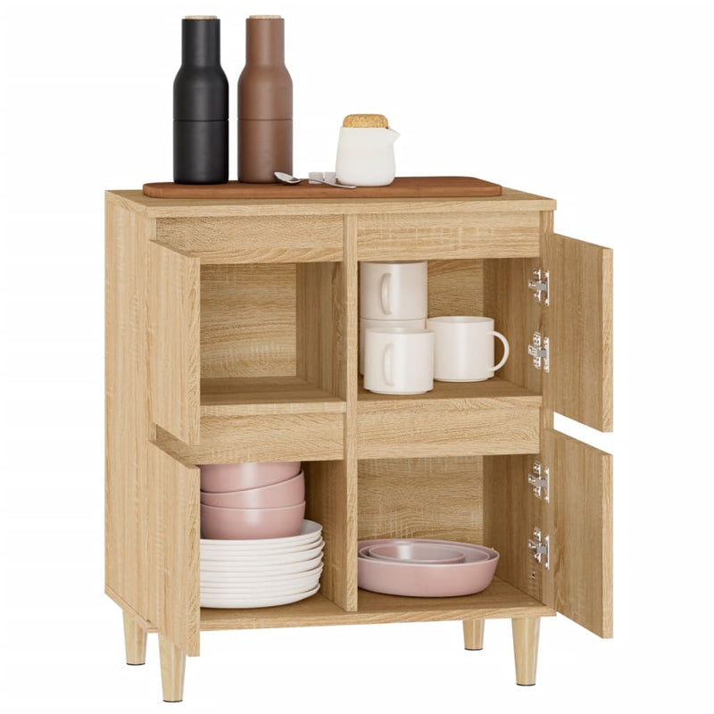 Sideboard Sonoma-Eiche 60x35x70 cm Holzwerkstoff