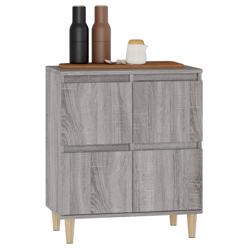 Sideboard Grau Sonoma 60x35x70 cm Holzwerkstoff