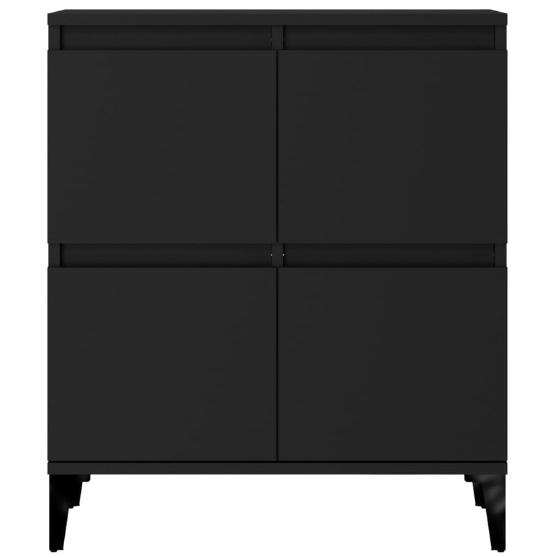 Sideboard Schwarz 60x35x70 cm Holzwerkstoff