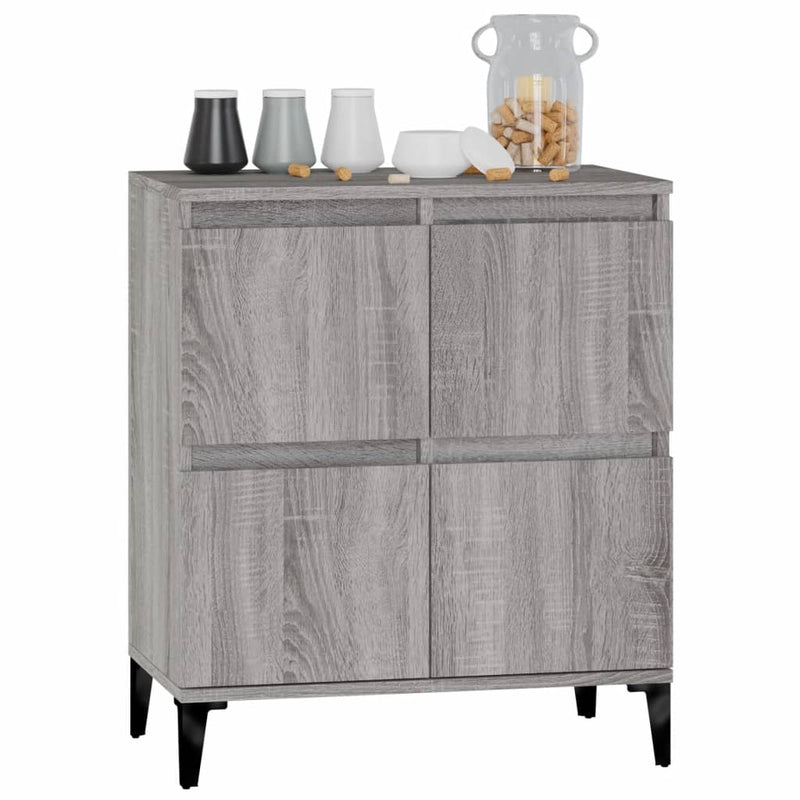 Sideboard Grau Sonoma 60x35x70 cm Holzwerkstoff