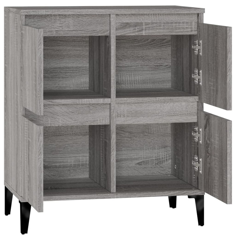 Sideboard Grau Sonoma 60x35x70 cm Holzwerkstoff