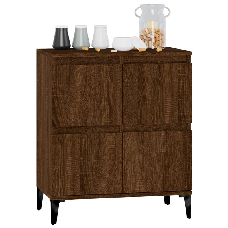 Sideboard Braun Eichen-Optik 60x35x70 cm Holzwerkstoff