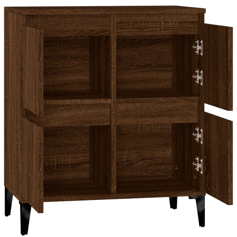 Sideboard Braun Eichen-Optik 60x35x70 cm Holzwerkstoff