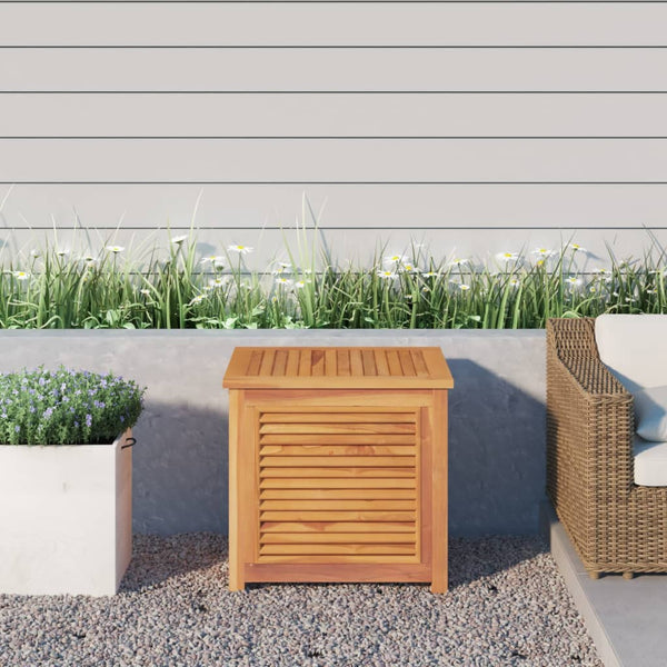 Gartenbox mit Beutel 60x50x58 cm Massivholz Teak