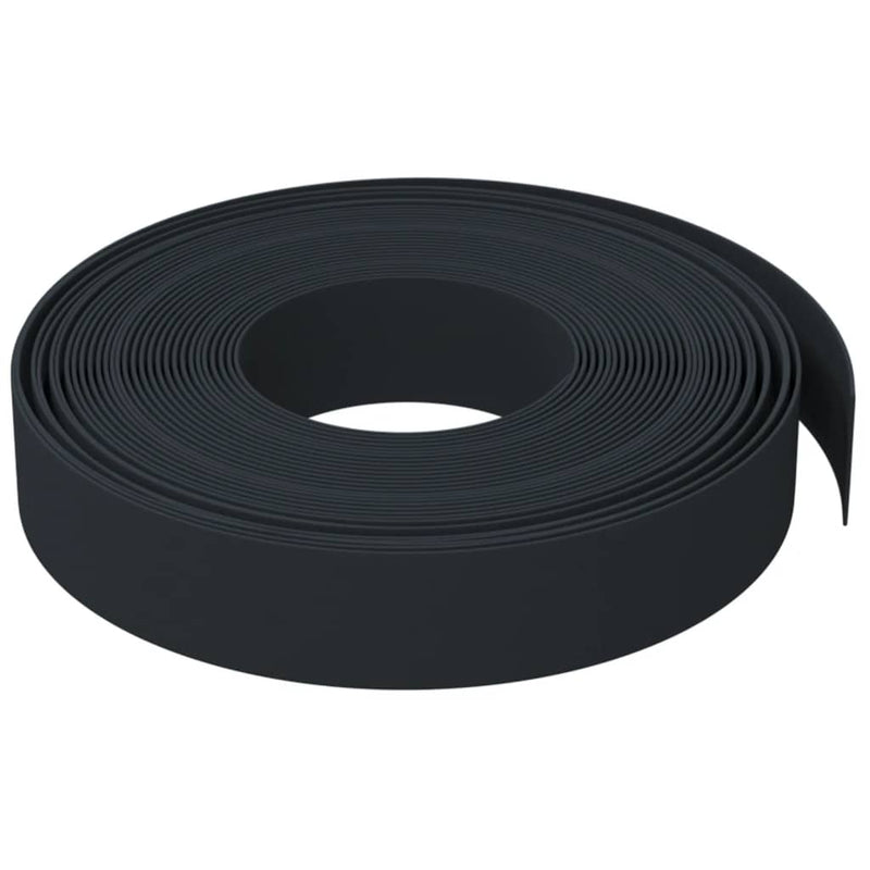 Rasenkante Schwarz 10 m 10 cm Polyethylen