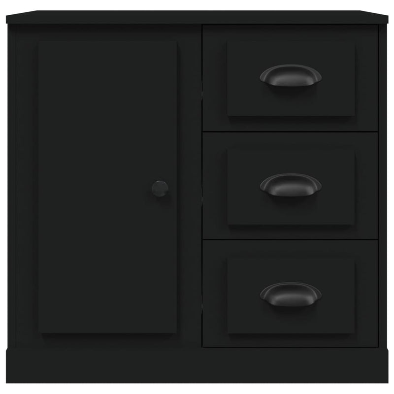 Sideboard Schwarz 70x35,5x67,5 cm Holzwerkstoff