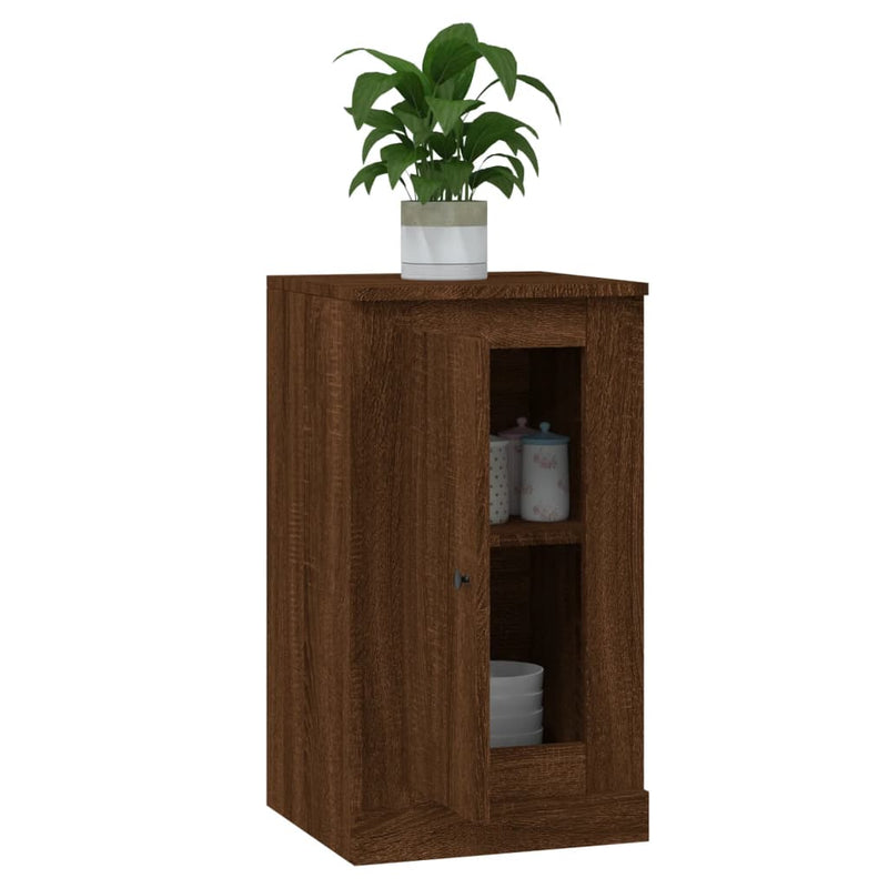 Sideboard Braun Eichen-Optik 37,5x35,5x67,5 cm Holzwerkstoff