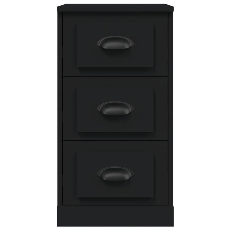 Sideboard Schwarz 36x35,5x67,5 cm Holzwerkstoff