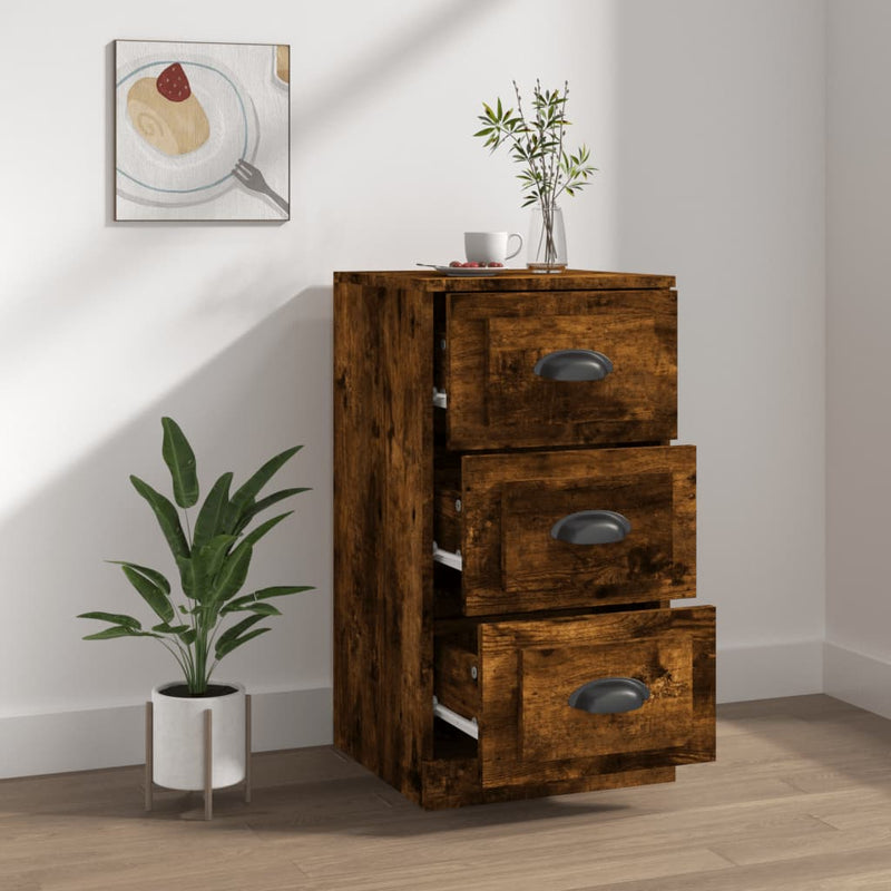 Sideboard Räuchereiche 36x35,5x67,5 cm Holzwerkstoff