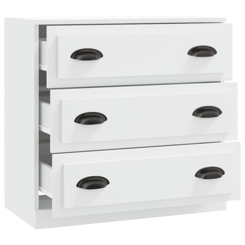 Sideboard Weiß 70x35,5x67,5 cm Holzwerkstoff