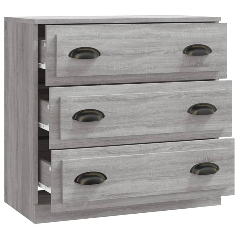 Sideboard Grau Sonoma 70x35,5x67,5 cm Holzwerkstoff