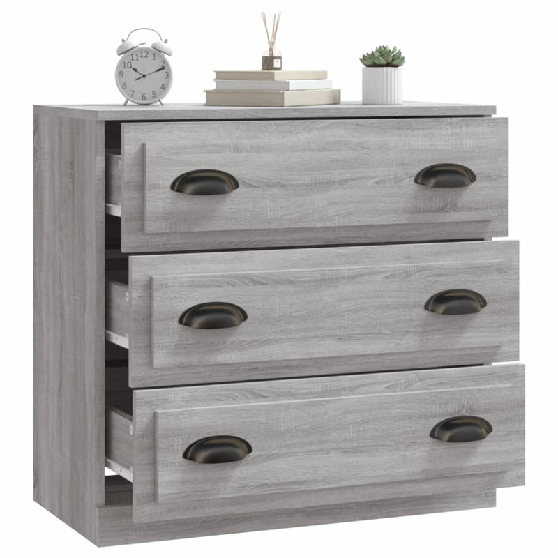 Sideboard Grau Sonoma 70x35,5x67,5 cm Holzwerkstoff