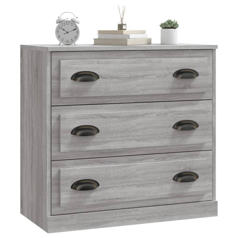 Sideboard Grau Sonoma 70x35,5x67,5 cm Holzwerkstoff