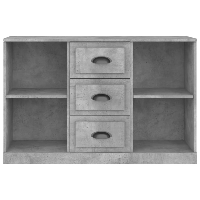 Sideboard Betongrau 104,5x35,5x67,5 cm Holzwerkstoff