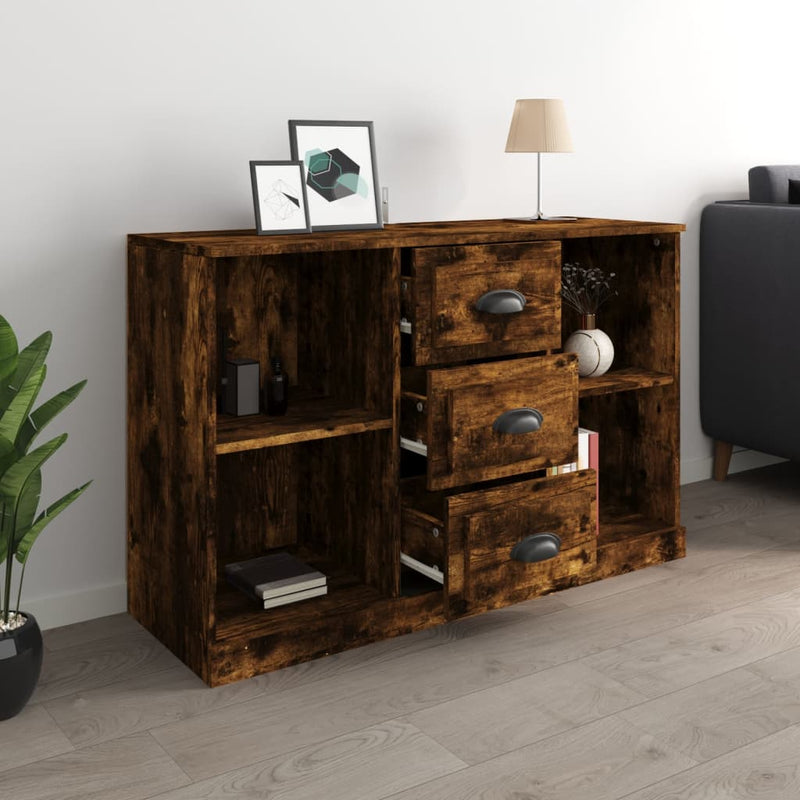 Sideboard Räuchereiche 104,5x35,5x67,5 cm Holzwerkstoff