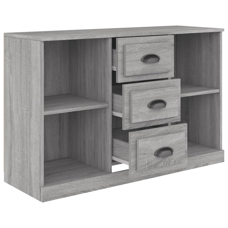 Sideboard Grau Sonoma 104,5x35,5x67,5 cm Holzwerkstoff