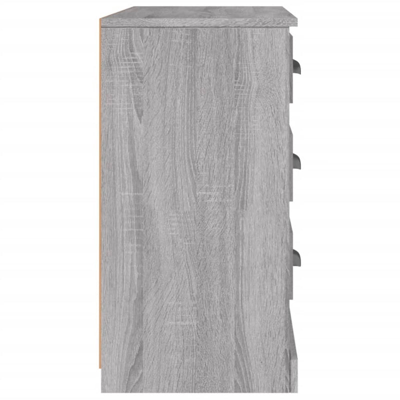 Sideboard Grau Sonoma 104,5x35,5x67,5 cm Holzwerkstoff
