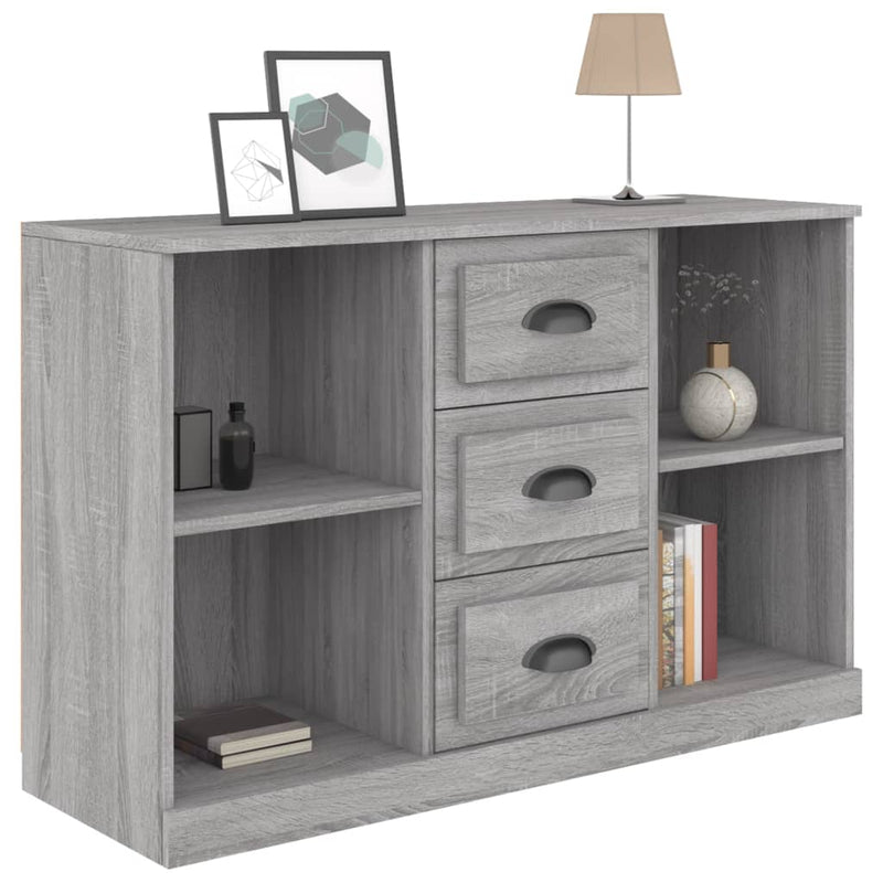 Sideboard Grau Sonoma 104,5x35,5x67,5 cm Holzwerkstoff