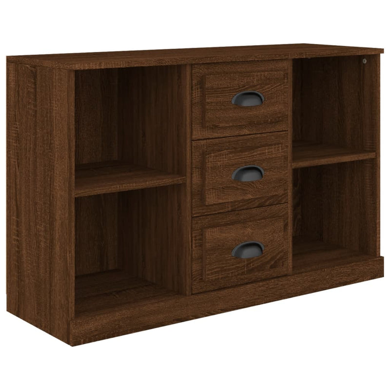 Sideboard Braun Eichen-Optik 104,5x35,5x67,5 cm Holzwerkstoff