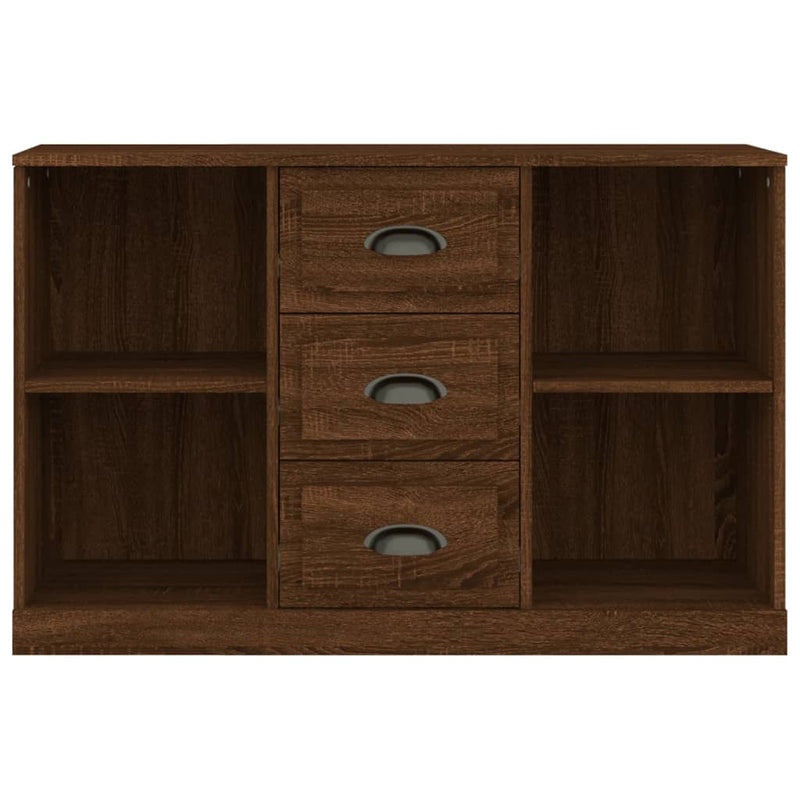 Sideboard Braun Eichen-Optik 104,5x35,5x67,5 cm Holzwerkstoff