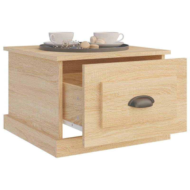 Couchtisch Sonoma-Eiche 50x50x35 cm Holzwerkstoff