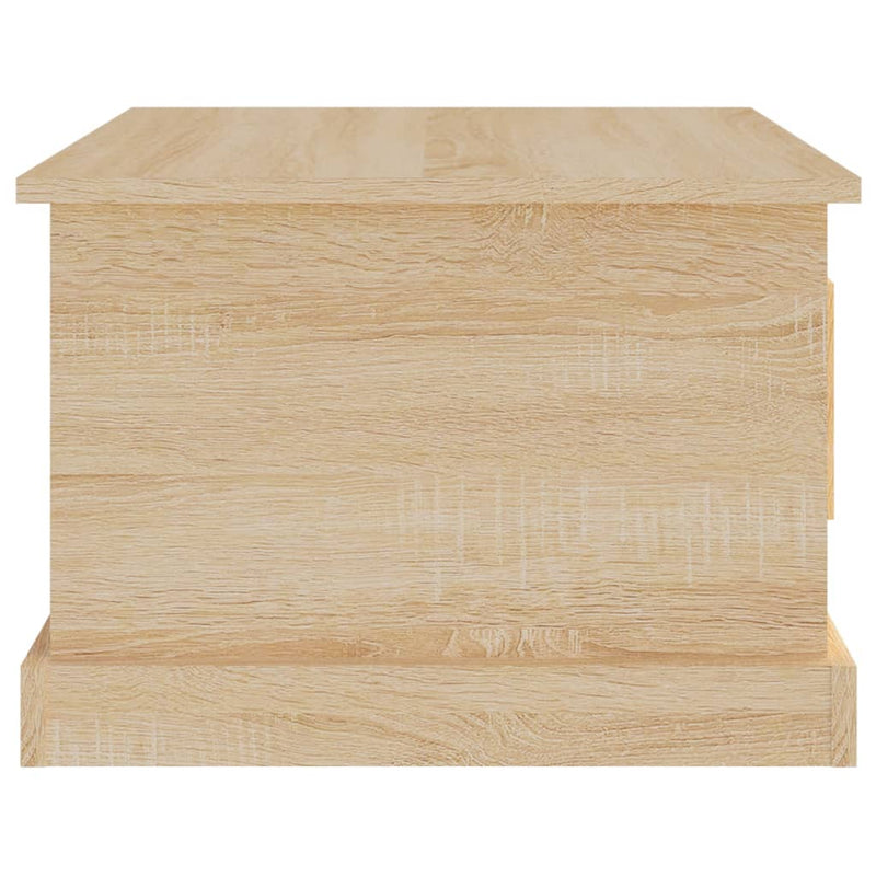 Couchtisch Sonoma-Eiche 50x50x35 cm Holzwerkstoff