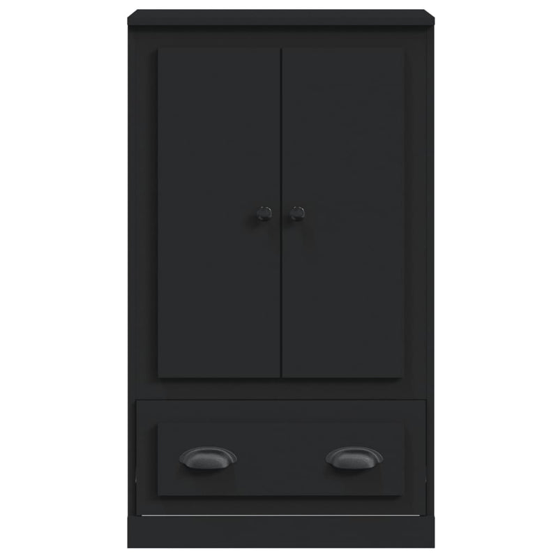 Highboard Schwarz 60x35,5x103,5 cm Holzwerkstoff