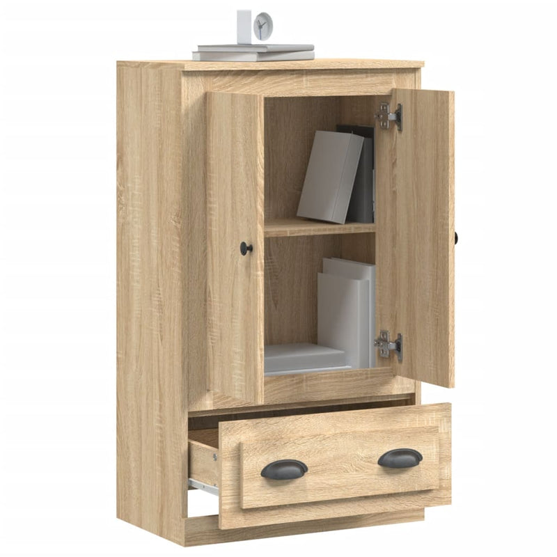 Highboard Sonoma-Eiche 60x35,5x103,5 cm Holzwerkstoff