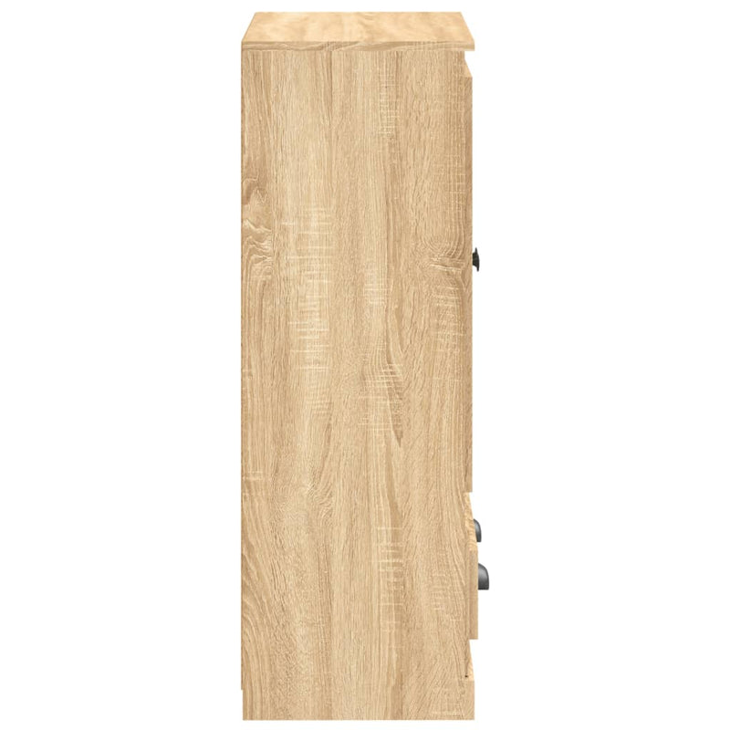 Highboard Sonoma-Eiche 60x35,5x103,5 cm Holzwerkstoff