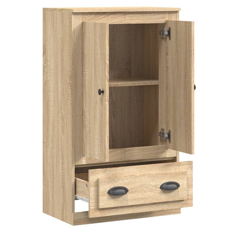 Highboard Sonoma-Eiche 60x35,5x103,5 cm Holzwerkstoff