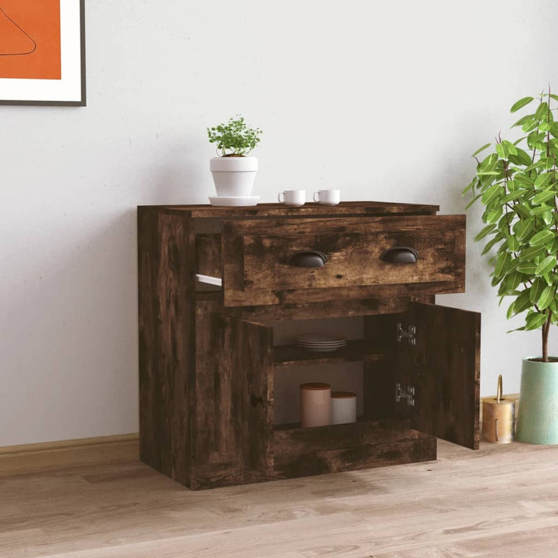 Sideboard Räuchereiche 70x35,5x67,5 cm Holzwerkstoff