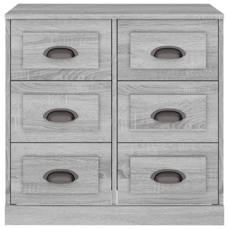 Sideboard Grau Sonoma 70x35,5x67,5 cm Holzwerkstoff