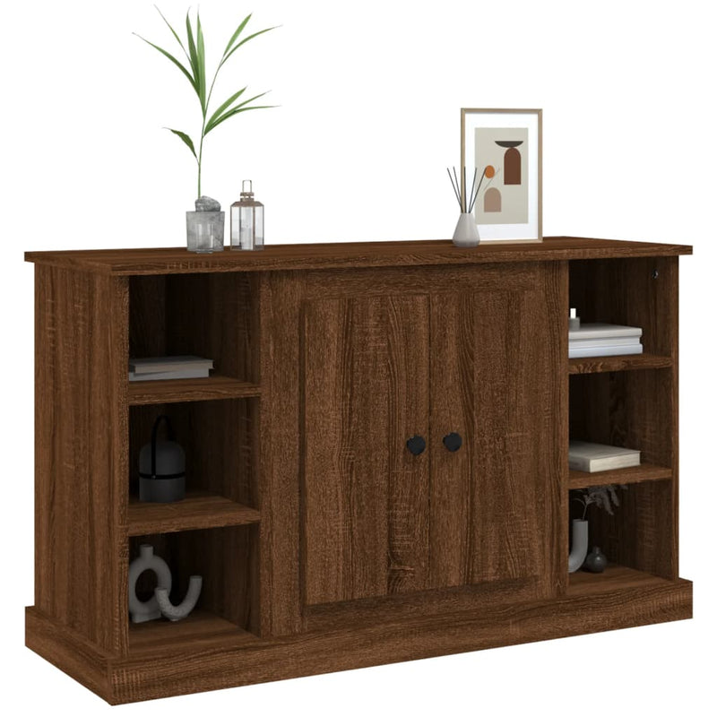 Sideboard Braun Eichen-Optik 100x35,5x60 cm Holzwerkstoff