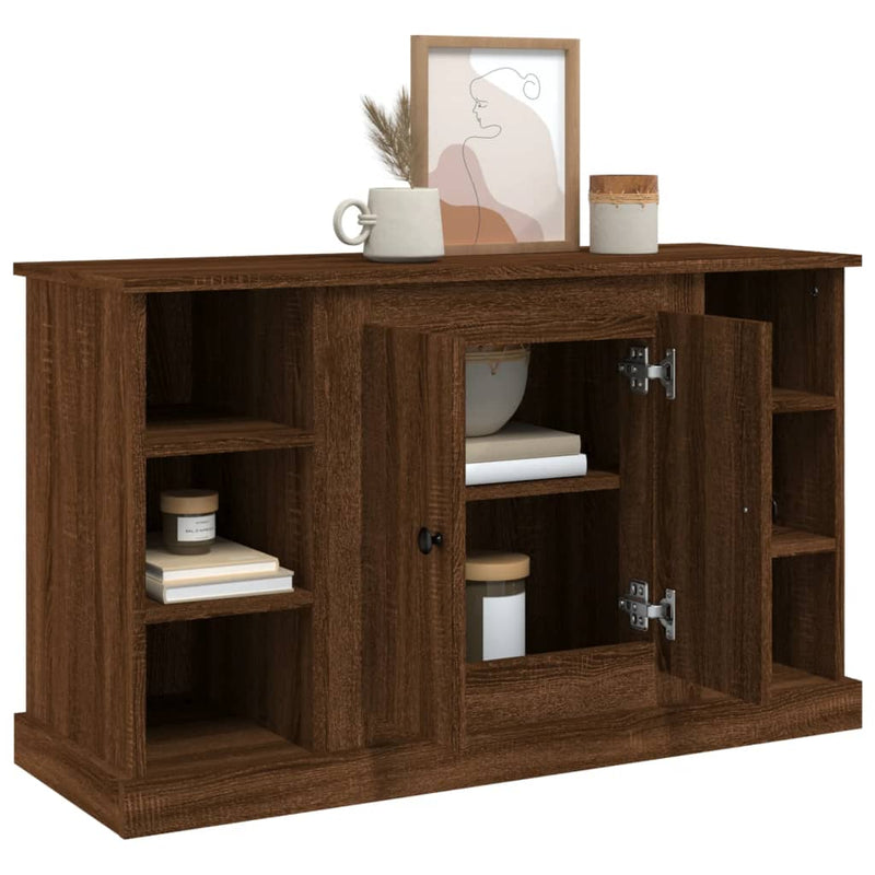 Sideboard Braun Eichen-Optik 100x35,5x60 cm Holzwerkstoff