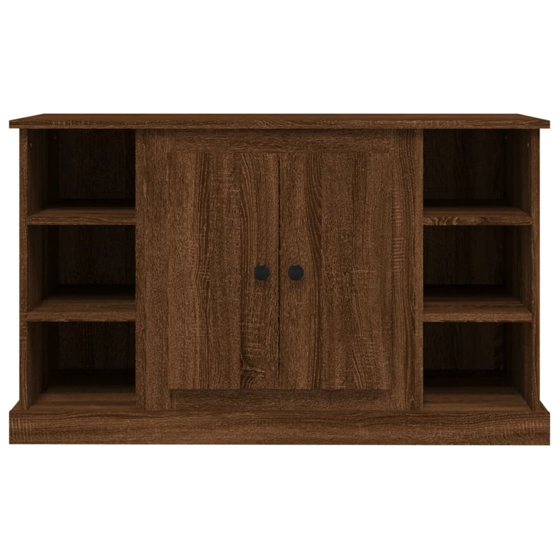 Sideboard Braun Eichen-Optik 100x35,5x60 cm Holzwerkstoff