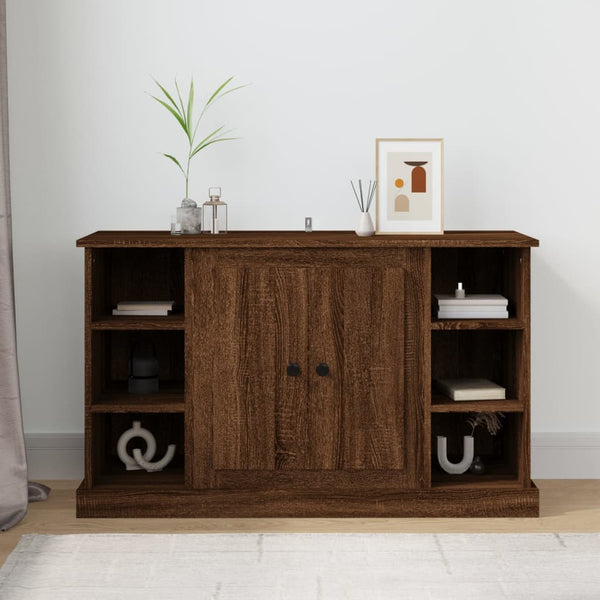 Sideboard Braun Eichen-Optik 100x35,5x60 cm Holzwerkstoff