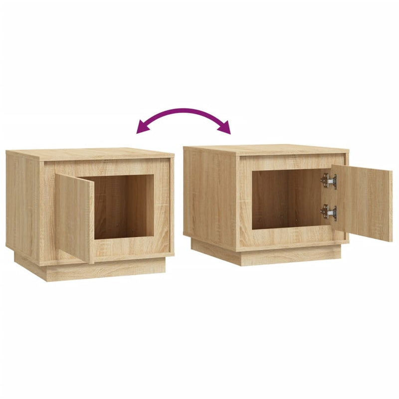 Couchtisch Sonoma-Eiche 51x50x44 cm Holzwerkstoff